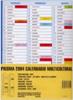 CALENDARIO MULTICULTURALE 2004