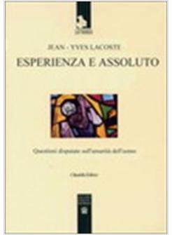 ESPERIENZA E ASSOLUTO