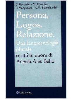 PERSONA, LOGOS, RELAZIONE