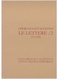 OPERA OMNIA XXI/2 OOSAG  LETTERE 71-123