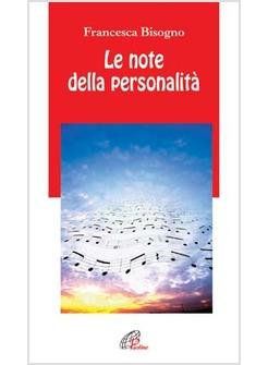 NOTE DELLA PERSONALITA' (LE)978885020564