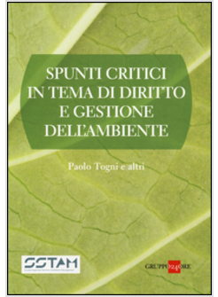 SPUNTI CRITICI IN TEMA DI DIRITTO E GESTIONE DELL'AMBIENTE