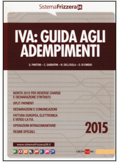 IVA. GUIDA AGLI ADEMPIMENTI 2015