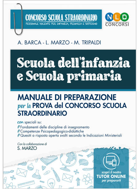 MANUALE DI PREPARAZIONE PER LA PROVA DEL CONCORSO SCUOLA STRAORDINARIO