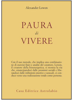 PAURA DI VIVERE