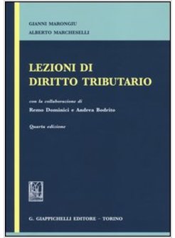 LEZIONI DI DIRITTO TRIBUTARIO IV EDIZIONE