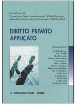 DIRITTO PRIVATO APPLICATO