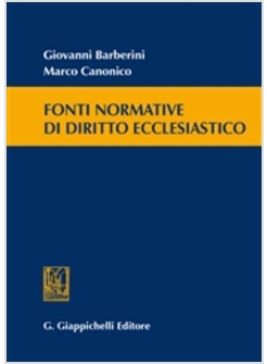 FONTI NORMATIVE DI DIRITTO ECCLESIASTICO