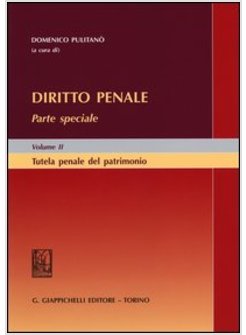 DIRITTO PENALE. PARTE SPECIALE