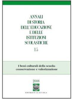 ANNALI DI STORIA DELL'EDUCAZIONE E DELLE ISTITUZIONI SCOLASTICHE