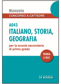 ITALIANO STORIA GEOGRAFIA A043