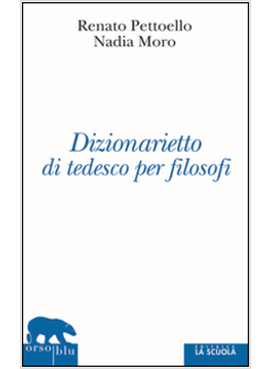 DIZIONARIETTO DI TEDESCO PER FILOSOFI