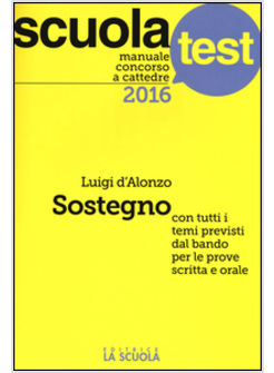 MANUALE CONCORSO A CATTEDRE SOSTEGNO