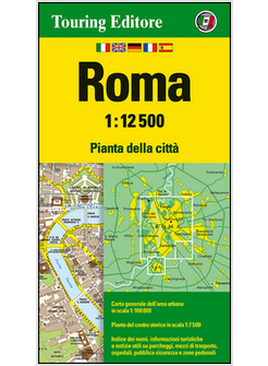 ROMA 1:12.500. PIANTA DELLA CITTA'. EDIZ. MULTILINGUE