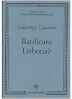 RATIFICARE LISBONA?