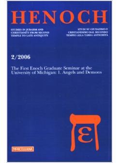 FIRST HENOCH GRADUATE SEMINAR AT THE UNIVERSITY OF MICHIGAN (THE)