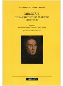 MEMORIE DELLA PREPOSITURA CLARENSE (1780-1815)