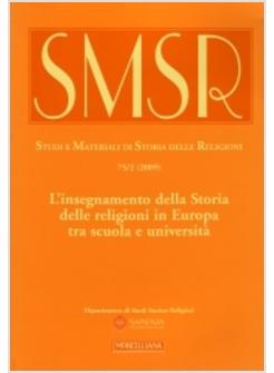 STUDI E MATERIALI DI STORIA DELLE RELIGIONI 2/2009  L'INSEGNAMENTO DELLA STORIA 