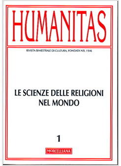 HUMANITAS 1 2011 LE SCIENZE DELLE RELIGIONI NEL MONDO