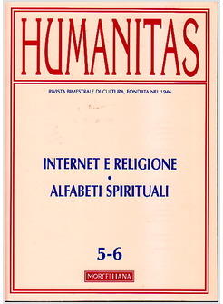 HUMANITAS VOL 5-6 2010 RELIGIONE E INTERNET ALFABETI SPIRITUALI