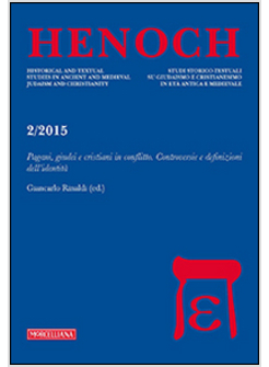 HENOCH (2015). VOL. 2: PAGANI, GIUDEI E CRISTIANI IN CONFLITTO. CONTROVERSIE E D