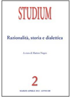 RIVISTA STUDIUM. VOL. 2