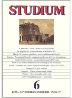 STUDIUM (2012). VOL. 6: ELSA MORANTE. CONTRIBUTI PER UN CENTENARIO.