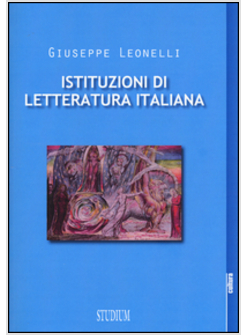 ISTITUZIONI DI LETTERATURA ITALIANA