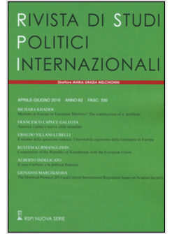 RIVISTA DI STUDI POLITICI INTERNAZIONALI (2016). VOL. 2