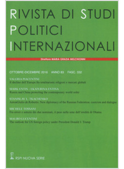 RIVISTA DI STUDI POLITICI INTERNAZIONALI (2016). VOL. 4