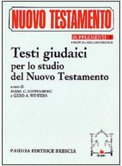 TESTI GIUDAICI PER LO STUDIO DEL NUOVO TESTAMENTO