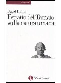 ESTRATTO DEL TRATTATO SULLA NATURA UMANA