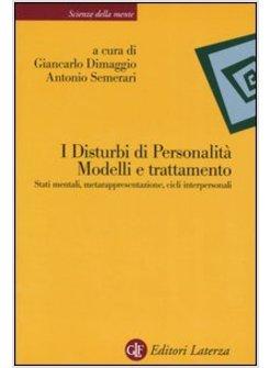 DISTURBI DI PERSONALITA' MODELLI E TRATTAMENTO