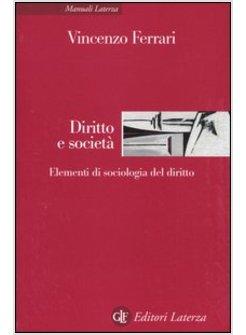 DIRITTO E SOCIETA'