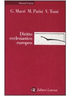 DIRITTO ECCLESIASTICO EUROPEO