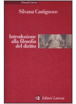 INTRODUZIONE ALLA FILOSOFIA DEL DIRITTO