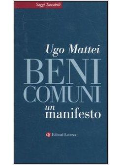 BENI COMUNI. UN MANIFESTO