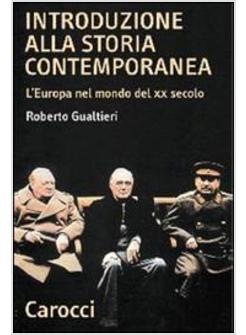 INTRODUZIONE ALLA STORIA CONTEMPORANEA L'EUROPA NEL MONDO DEL XX SECOLO