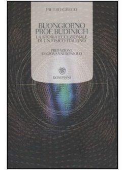 BUONGIORNO PROF BUDINICH LA STORIA ECCEZIONALE DI UN FISICO ITALIANO