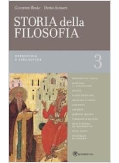 STORIA DELLA FILOSOFIA VOL 3 PATRISTICA E SCOLASTICA