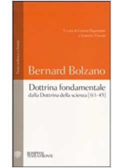 DOTTRINA FONDAMENTALE DALLA "DOTTRINA DELLA SCIENZA" CAPITOLI (1-45)