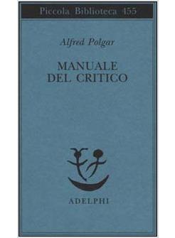 MANUALE DEL CRITICO