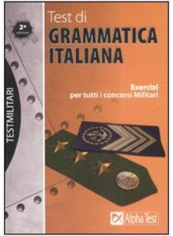 TEST ORTOGRAMMATICALI E SINTATTICI DELLA LINGUA ITALIANA