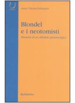 BLONDEL E I NEOTOMISTI