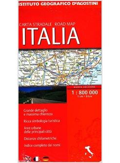 CARTA STRADALE D'ITALIA 1:800.000