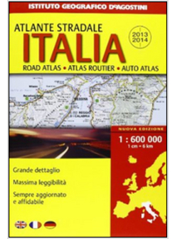 ATLANTE STRADALE ITALIA 1:600.000