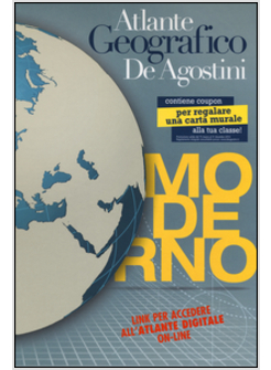 ATLANTE GEOGRAFICO DE AGOSTINI. CON AGGIORNAMENTO ONLINE