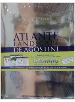 ATLANTE LANDSCAPE DE AGOSTINI. CON AGGIORNAMENTO ONLINE