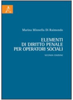 ELEMENTI DI DIRITTO PENALE PER OPERATORI SOCIALI