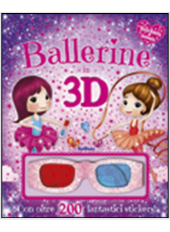 BALLERINE IN 3D. STICKERS & FANTASIA